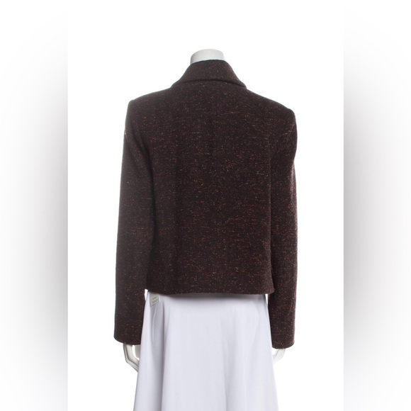 Anine Bing Brown Tweed Blazer with Metallic Accents SZ Medium - Picture 7 of 13